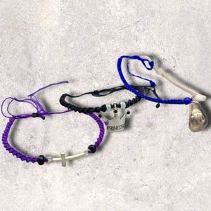 Adjustable Cowboys  /TCU /Princess bracelets